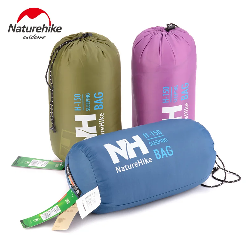 Naturehike открытый спальный мешок для кемпинга тип конверта Сверхлегкий портативный