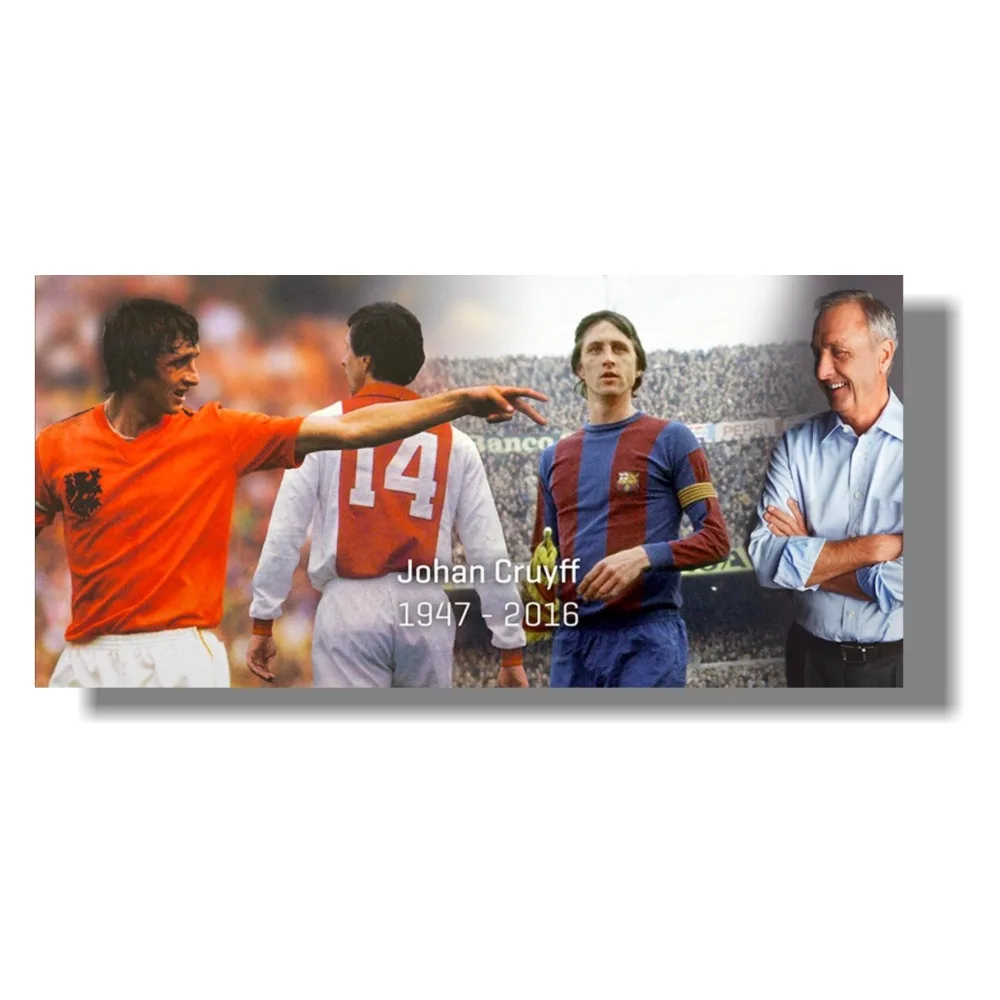 Johan Cruyff футбольная Легенда Искусство Шелковый плакат печать 36x48 дюймов голландский Футбол Звезда Фотографии Декор комнаты