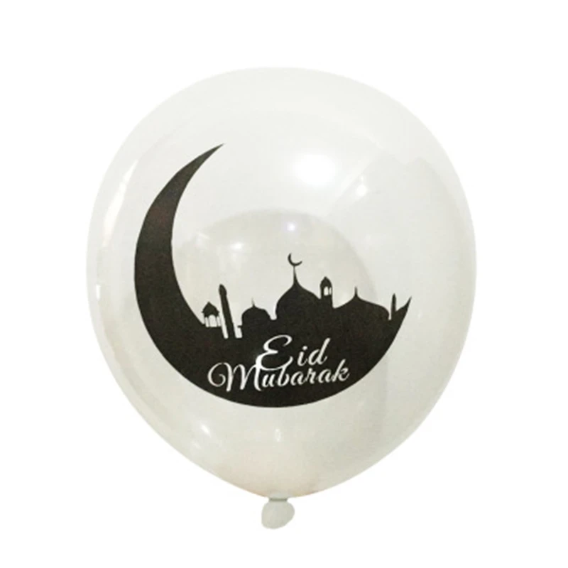 5PCS 12 inch Eid Mubarak Foil Balloons Hajj Decorations Helium balloon Ramadan Kareem Al-Fitr Supplies | Дом и сад
