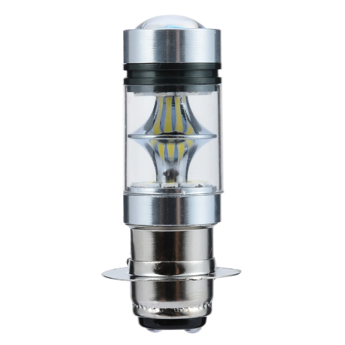 1 шт. DC12V BA20D H6 2323 LED 100W 6000K белый мотоцикл туман дневное время бег свет скутер сигнал