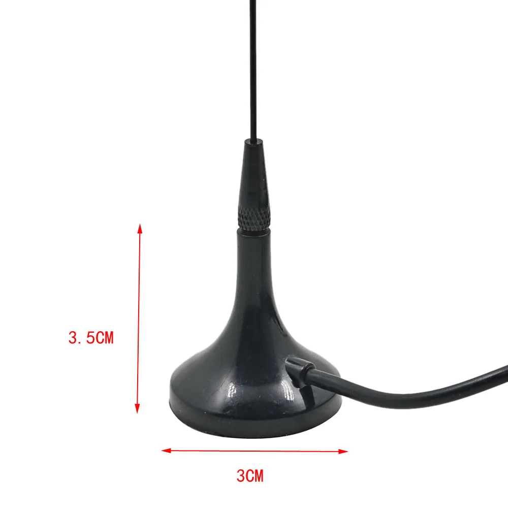 Для BaoFeng UT 106UV SMA Мужская Магнитная автомобильная антенна двухдиапазонная 144/430 МГц