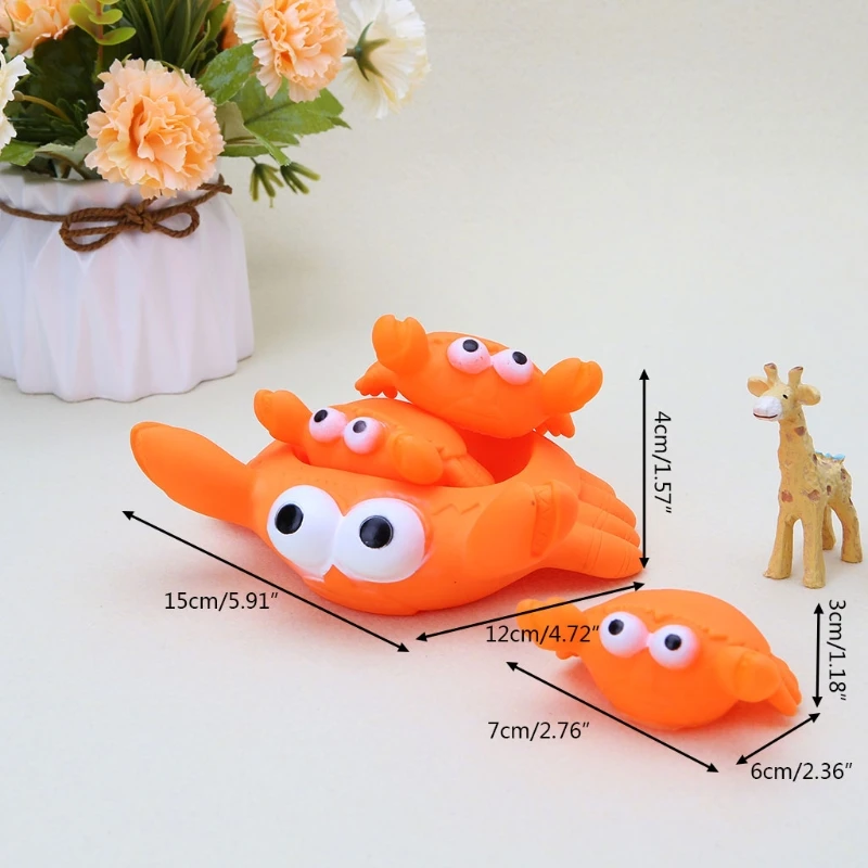 HBB милые животные поплавок Squeeze звук скрипучий душ вода детская Ванна игрушки набор
