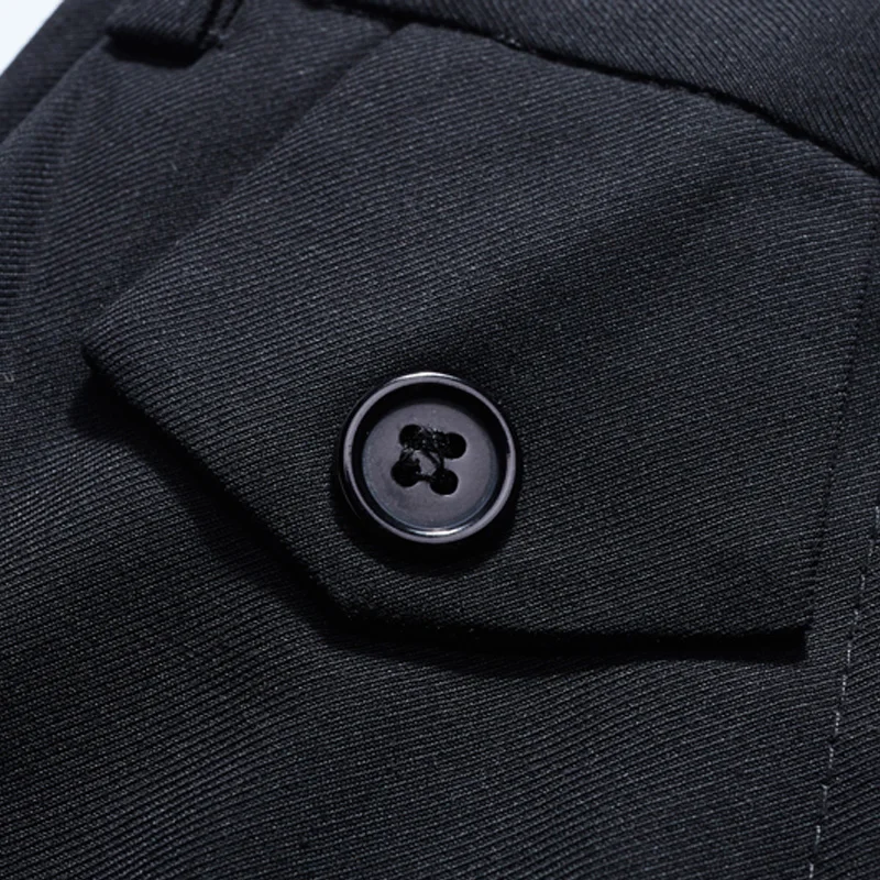 (Пиджак + брюки) 2018 мужские костюмы на одной пуговице модный шерстяной мужской