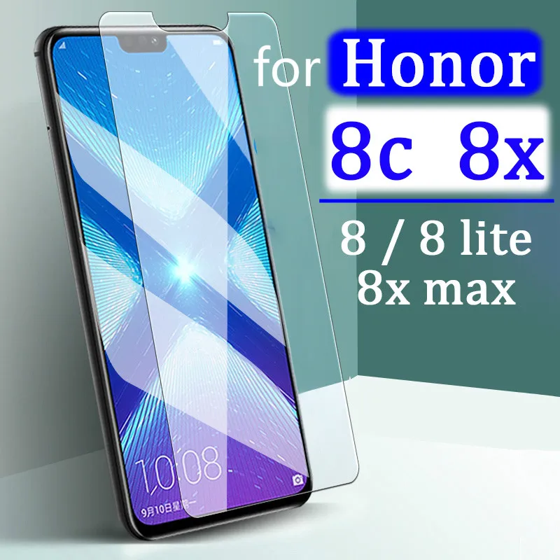 Закаленное стекло для honor 8x max 8c 8 x c lite Защитная пленка экрана huawei x8 c8 защитный