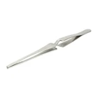 Пинцет обратного действия из нержавеющей стали с перекрестным замком, 157 мм, инструменты для обслуживания, нескользящий пинцет с круглой головкой