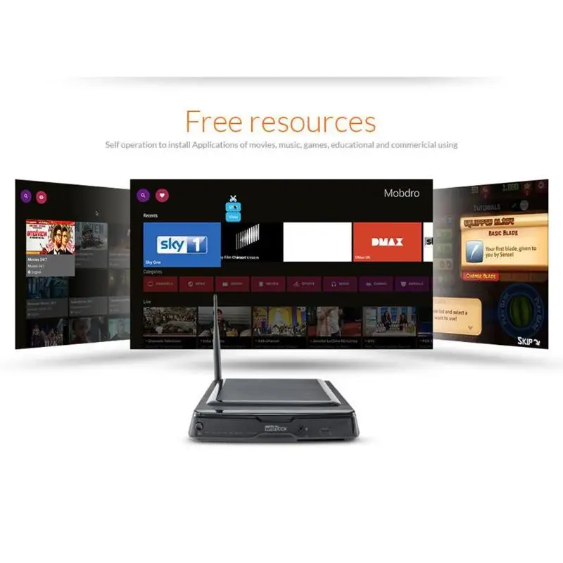 DVB-S2 Android ТВ коробка 10/24/11 Системы 2G+ 8G декодер WI-FI Декодер каналов кабельного телевидения Amlogic S812 4 ядра с ИК-пультом дистанционного Управление Media Player