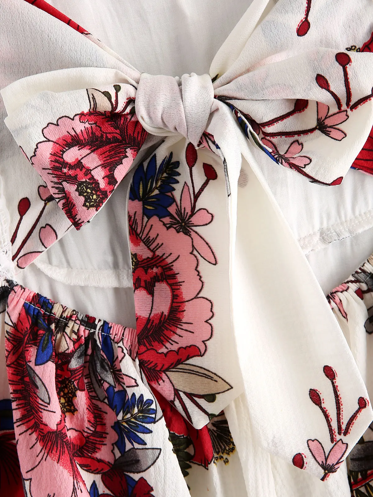 ZAFUL комбинезоны завязанные на спине кружевные панели Цветочные Cami Romper без рукавов крест-накрест повседневные женские сексуальные спагетти ремень Боди