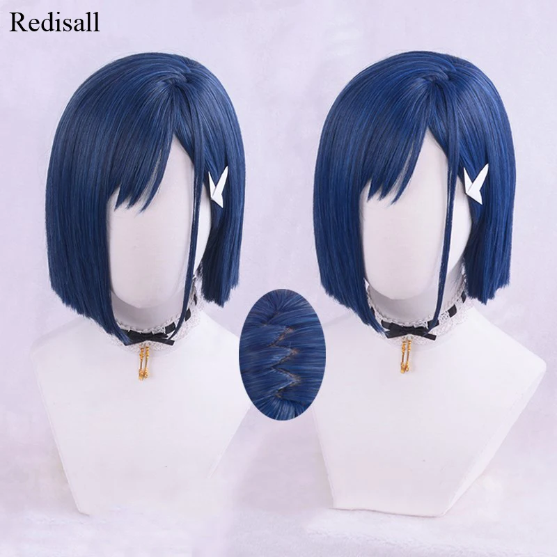DARLING in the FRANXX ICHIGO синий синтетический волос код 015 Косплей короткий парик для