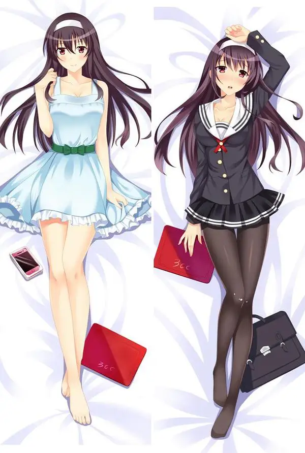 Японское классное аниме Saenai Heroine No Sodate kata Utaha Throw Otaku Dakimakura Подарочное постельное