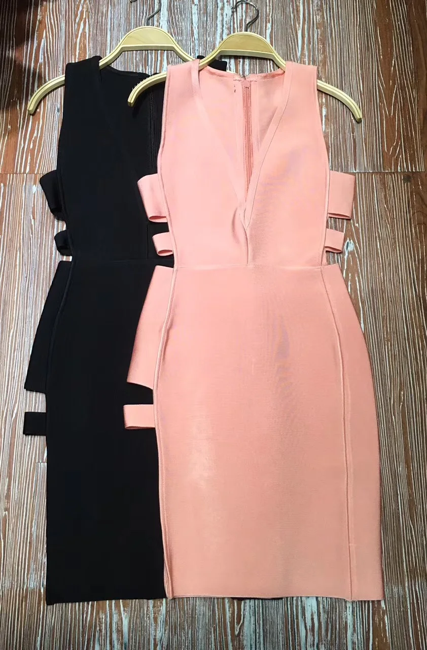 Новинка 2017 летнее модное женское Бандажное платье облегающее мини-платье с