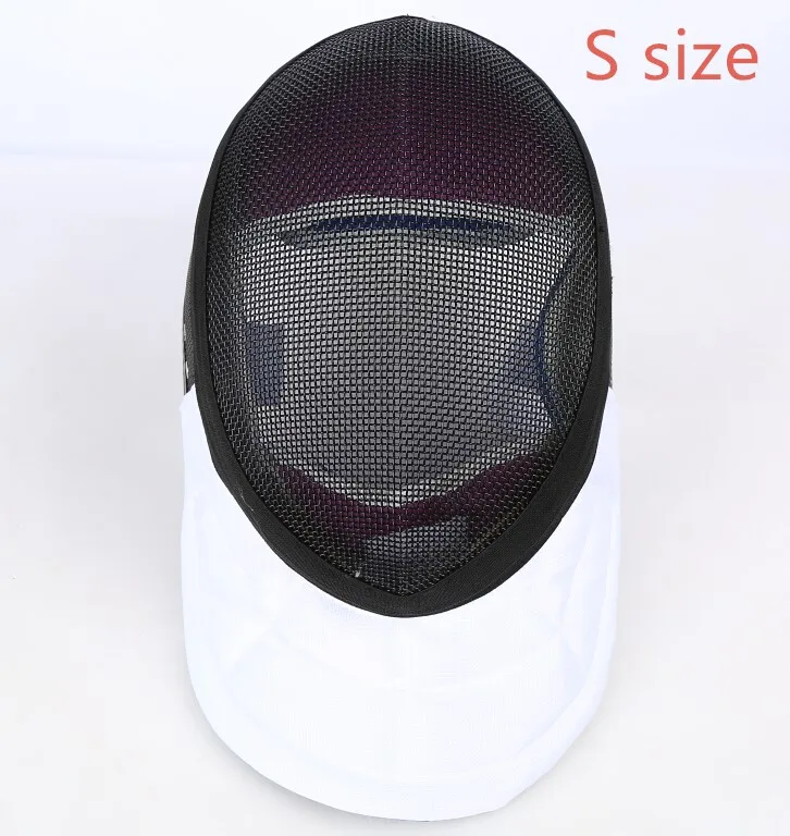 Фехтовальная маска, Epee маска со съемной подкладкой, НОВАЯ безопасная backstrape, CE 350NW одобрение, ограждение шестерни - Цвет: S from 56 to 60cm