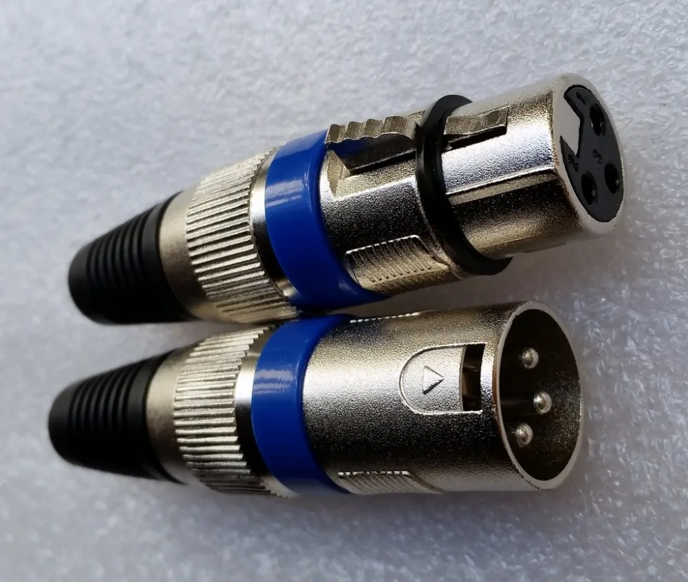 10 шт. 3Pin XLR разъем женский и мужской разъем микрофонный адаптер