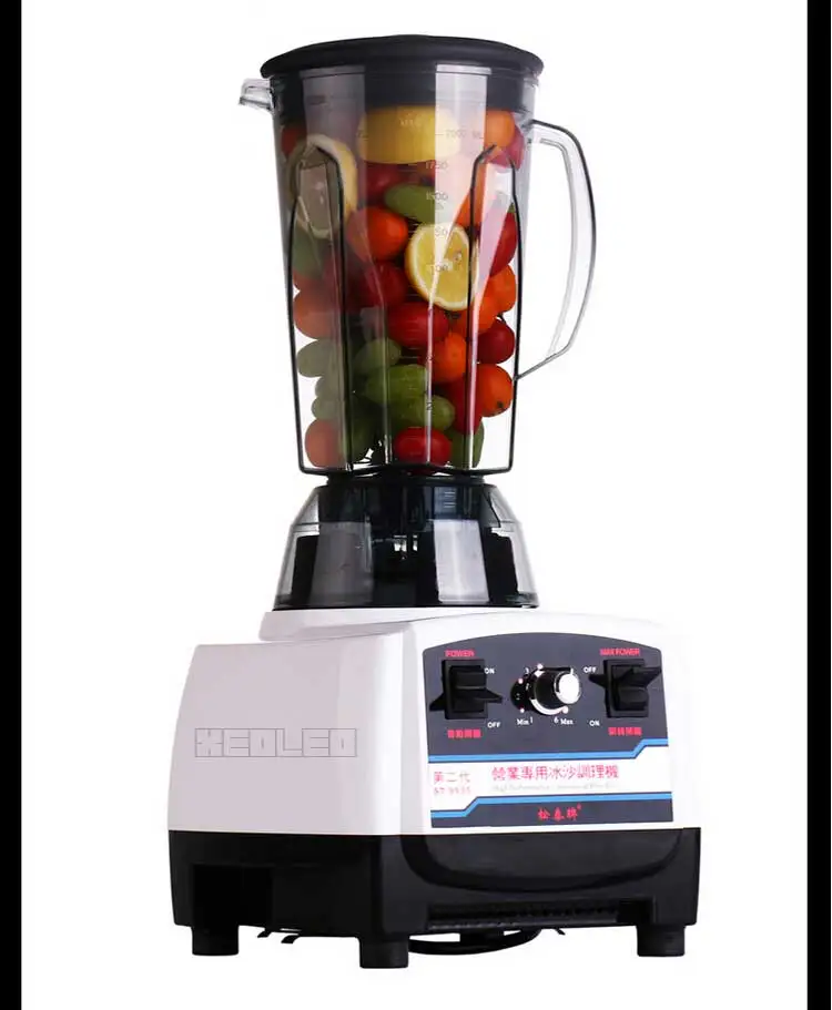 Xeoleo 2.5HP BPA бесплатно коммерческий блендер миксер 2л сверхмощный блендер 1900 Вт Мощный кухонный комбайн ледяной смузи бар блендер