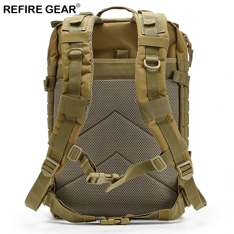 Уличный тактический рюкзак Refire Gear вместительная армейская водонепроницаемая