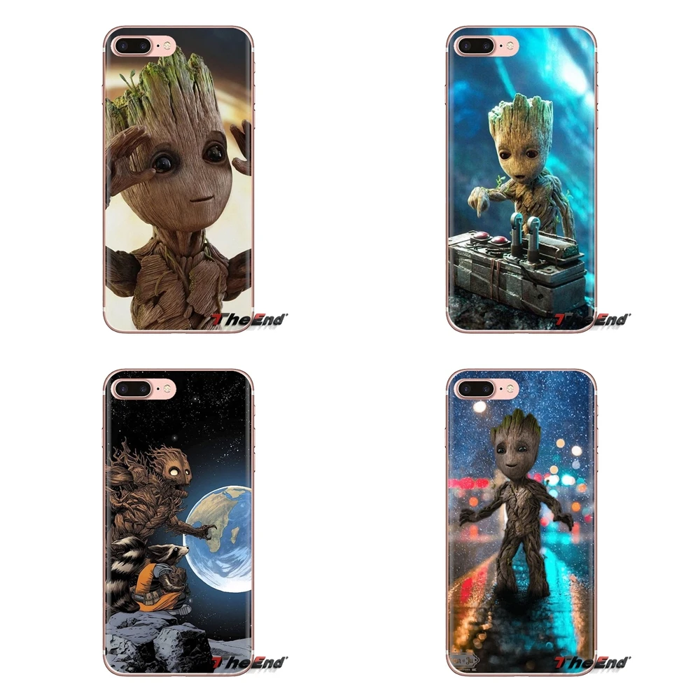 Прозрачные мягкие чехлы для Samsung Galaxy A3 A5 A7 A9 A8 Star A6 Plus 2018 2015 2016 2017 Guardian Rocket енот Groot