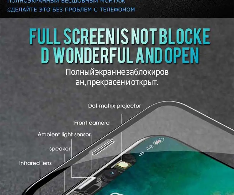 15D закругленные края полное покрытие экрана протектор для iPhone X XS Max XR закаленное стекло на iPhone 7 6 S 8 Plus защитная пленка