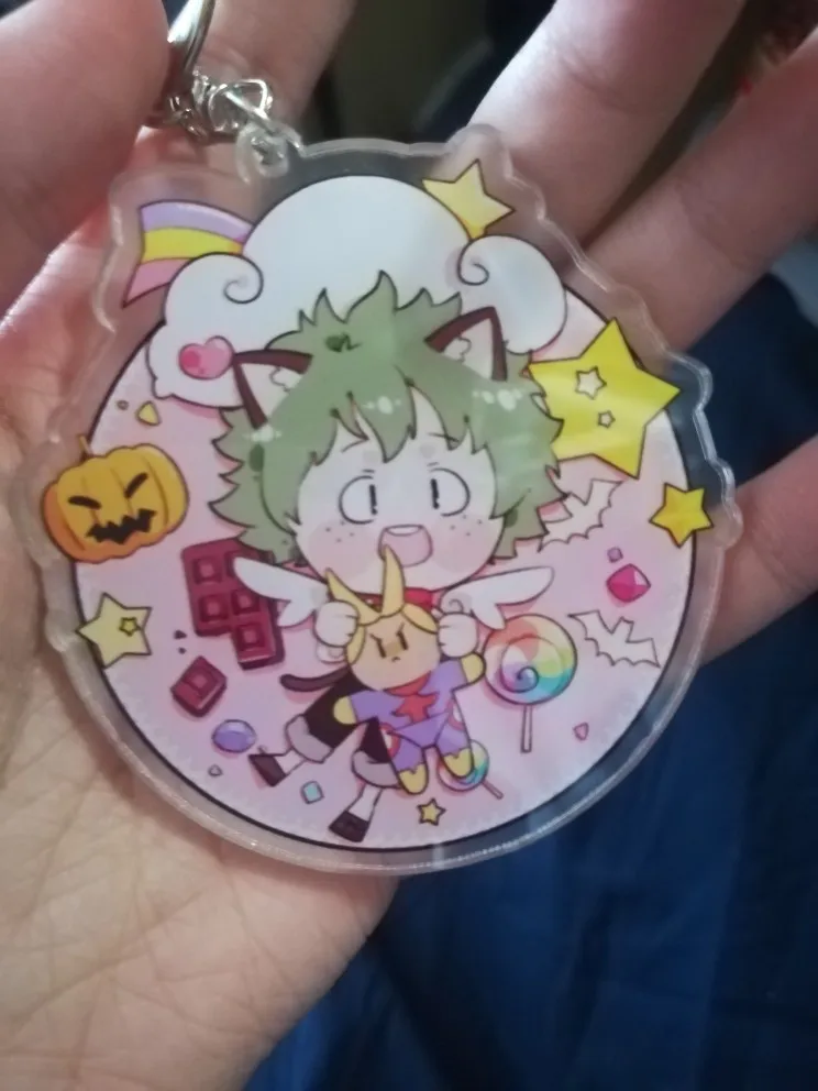 Аниме My Hero academic Todoroki Shoto Bakugou Katsuki Midoriya Izuku брелок для косплея акриловая фигурка с