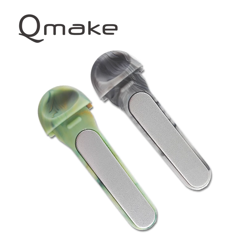 Профессиональная двухсторонняя Терка Qmake matel для ног Рашпиль терка сухой грубой