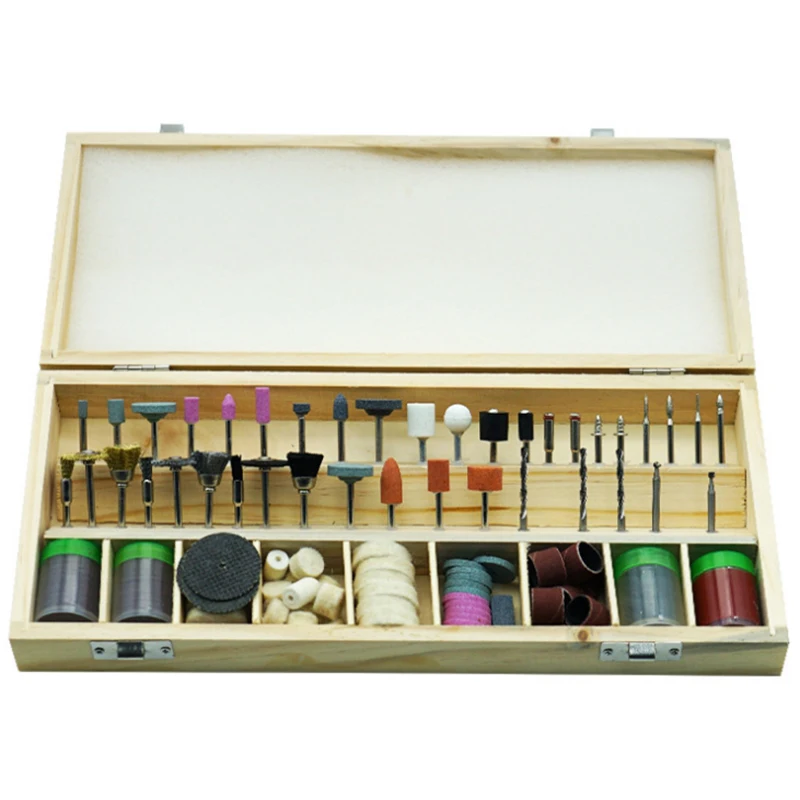 200 шт./компл. абразивный инструмент мини деревянная коробка роторный Аксессуар