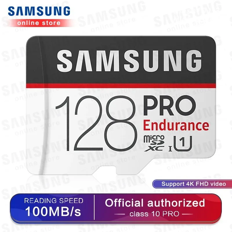 Карта памяти samsung Micro Sd Pro Endurance 100mbs 128 Гб 64 ГБ 32 ГБ Sdxc Sdhc Class 10 C10 uhs-i транс флэш Microsd Новинка