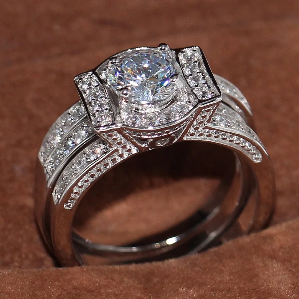 Классический крест модные ювелирные изделия 14KT белое золото заполненное