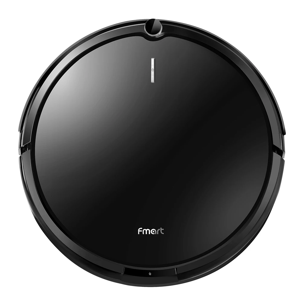 Черный Fmart YZ-X1 Робот Пылесос APP и Голосовое Управление 1800pa Мощность Всасывания для Твердого Пола и Тонкого Ковра Влажная и Сухая Уборка - Цвет: Черный