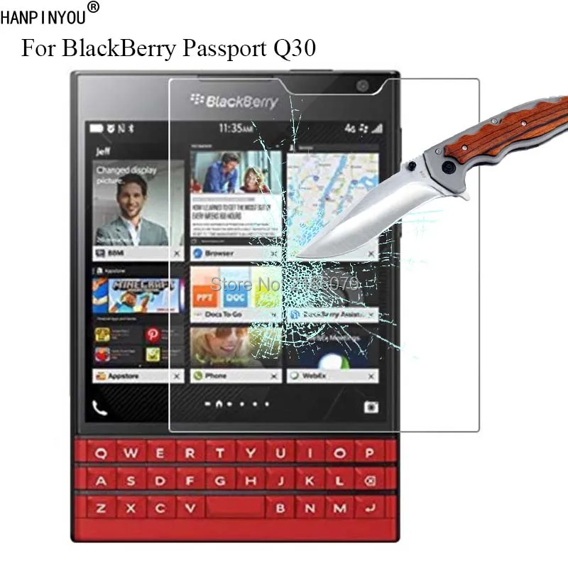 Новый 9H 2.5D жесткий протектор экрана из закаленного стекла для BlackBerry Passport Q30 4 5