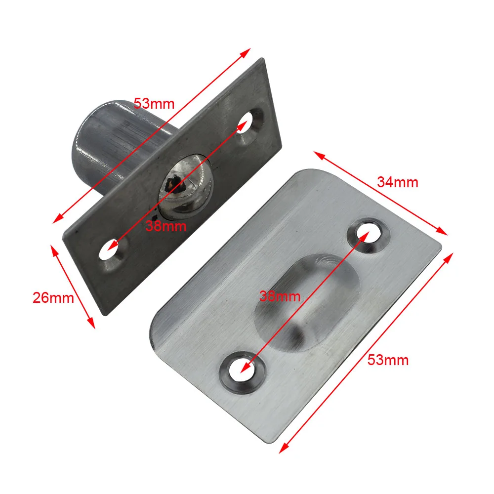 Утолщенная дверная Стопорная пробка из нержавеющей стали высотой 22 мм держатель
