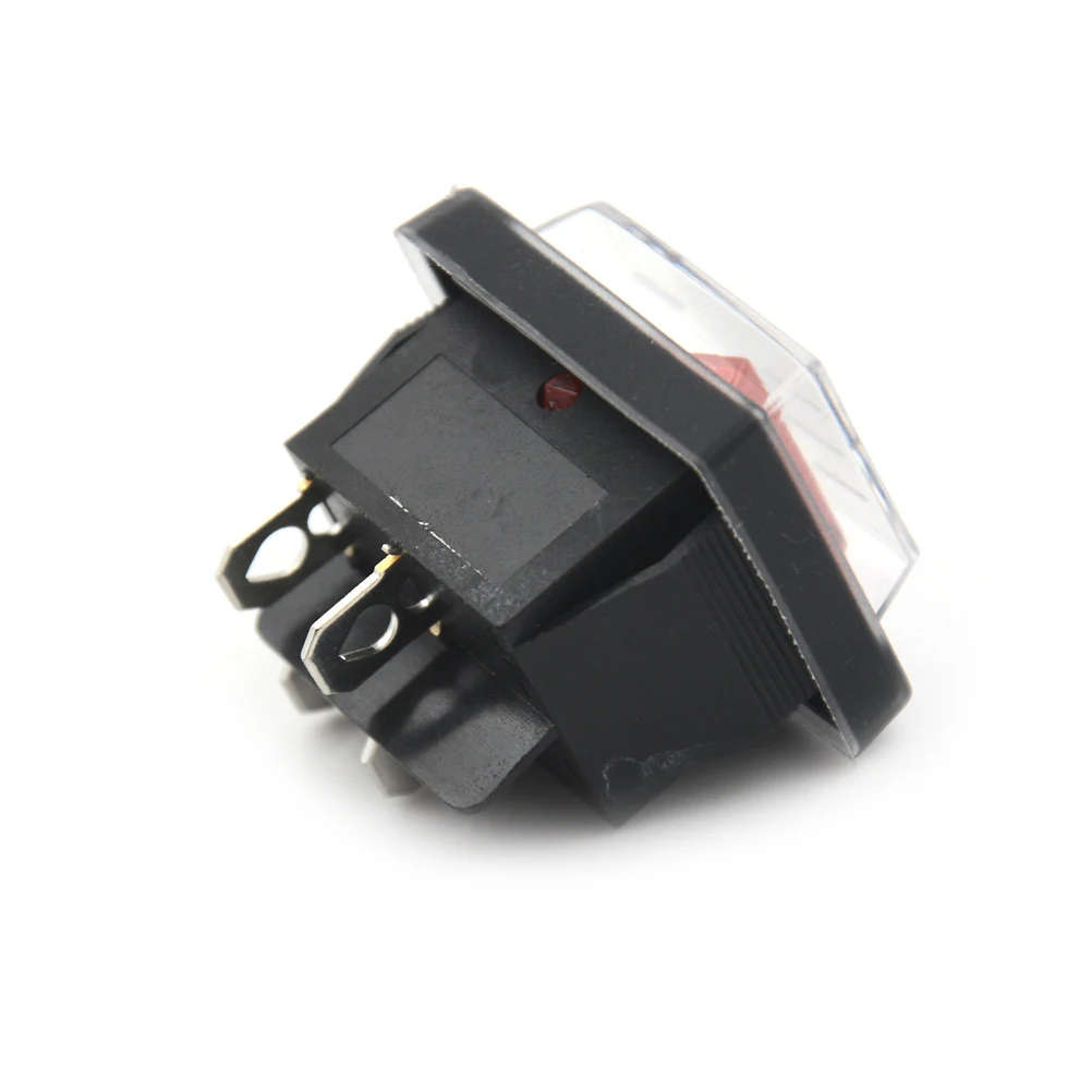Прочный 16A 250 В переменного тока/20A 125V AC красную кнопку кулисный переключатель с