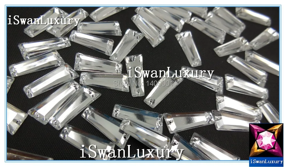 Зеркальные серебряные стразы 8x19 мм прозрачные для шитья модные платья Пришивные