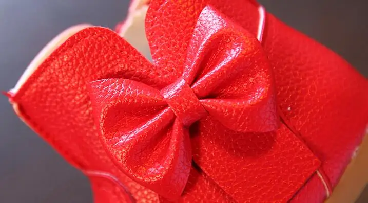 Surprise Wholesale New Children's Snow Boots Kids Plush Warm shoes Baby Red Pink Winter Enfatnts |