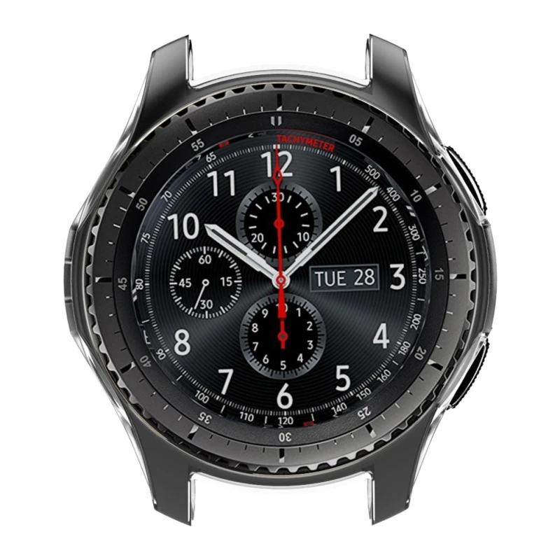 Чехол gear S3 Frontier для samsung Galaxy Watch 46 мм, мягкий термополиуретановый защитный чехол, высококачественный материал из ТПУ