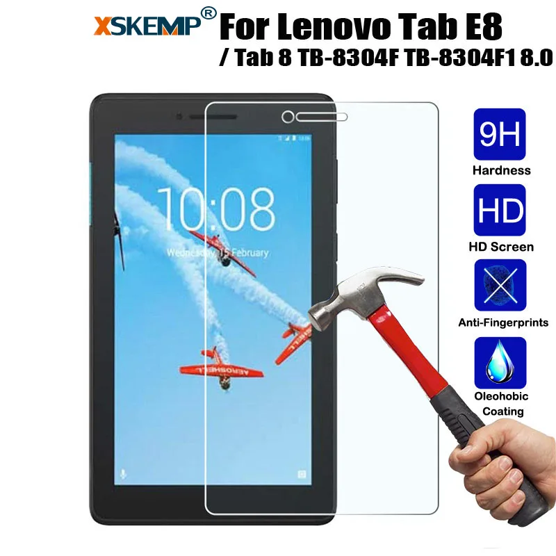 Защитная пленка из закаленного стекла XSKEMP для Lenovo Tab E7 TB-7104F/N/8 ТБ-8304F/E10 TB-X104F/M10