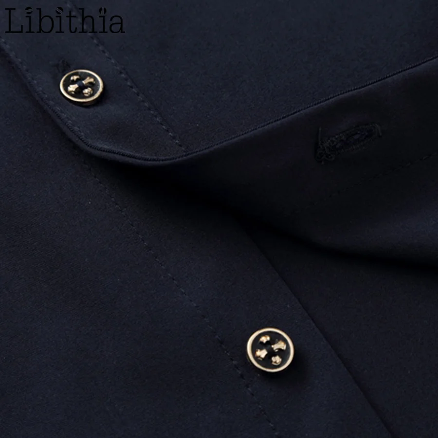 Рубашка E517 мужская приталенная с длинным рукавом повседневная сорочка брендовая