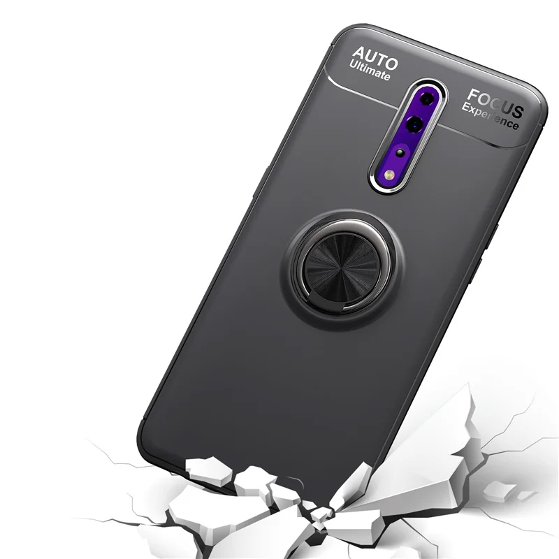 Чехол с кольцом для пальца OPPO Reno Z 10X Zoom чехол телефона автомобильный магнитный