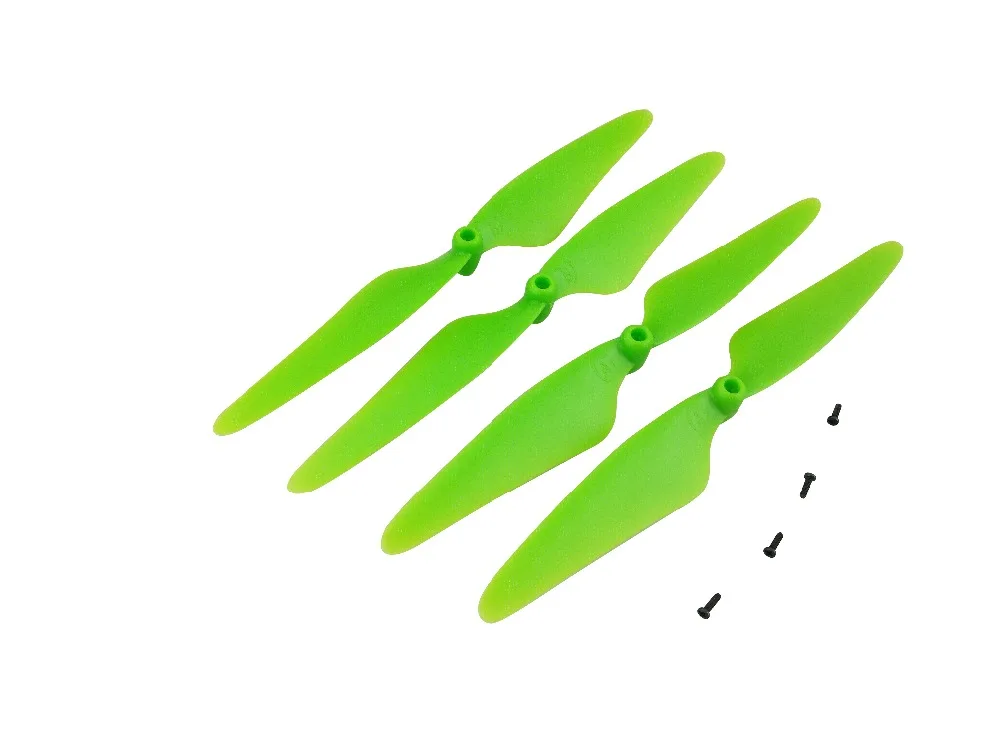 Пропеллеры 16 шт. для Hubsan X4 H502E H502S H216A четыре оси детали вертолета зеленый | Игрушки