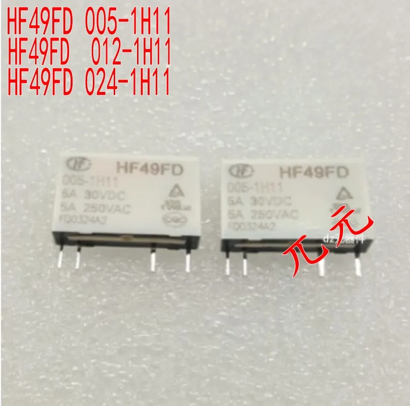 10PCS HF49FD 005-1H11 012-1H11 24-1H11 macro relay 5A 250V normally open | Электроника