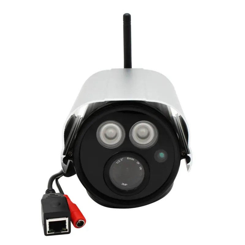 2MP Беспроводная ip камера 2 шт Массив светодиодов 50 м ИК расстояние SONY IMX222 сеть wifi