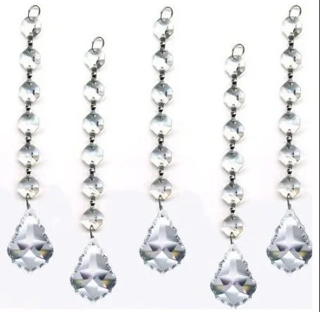 Кристально чистая цепочка из бисера подвесное украшение Свадебный поднос для