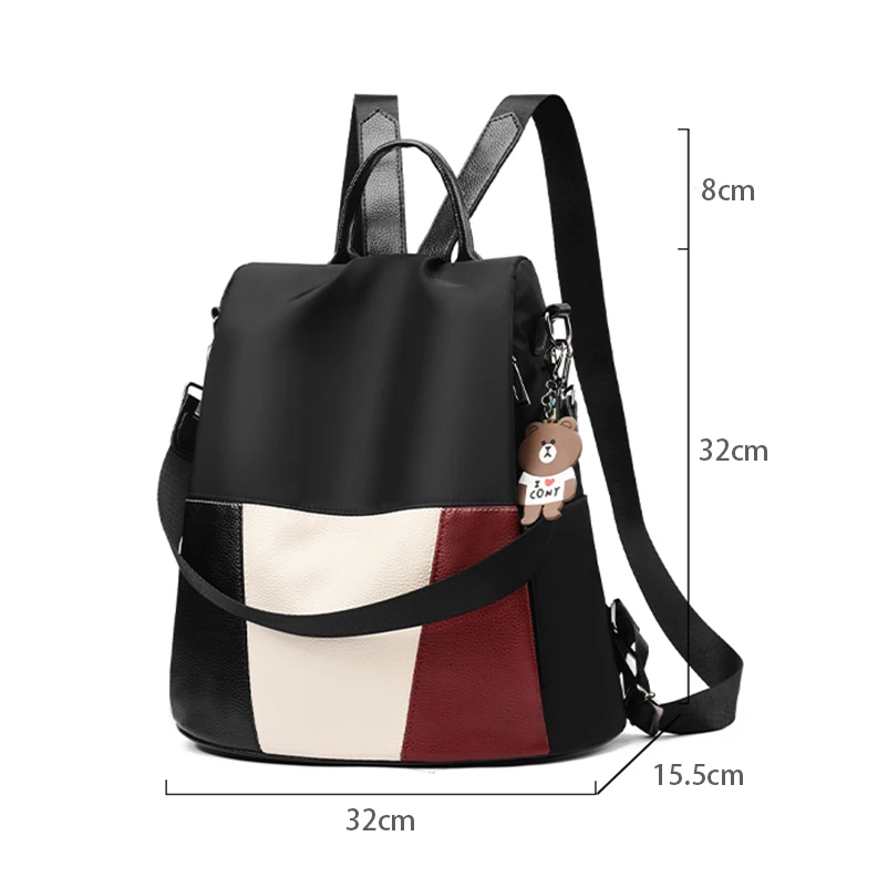 Nevenka кожаный рюкзак женский туристический Противоугонный для девочек школьная