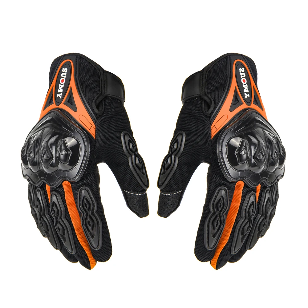 SU-10 Orange SUOMY мотоциклетные перчатки, мужские гоночные перчатки Gant Moto rbike, перчатки для мотокросса, для езды на мотоцикле, дышащие, летние, полный палец, Guantes - Цвет: SU-10 Orange