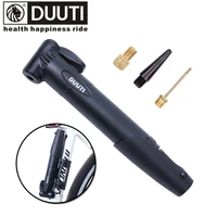 hot sale duuti brand multi functional portable cycling bike air pump tyre tire ball double stroke gas mouth bicycle pump tools