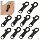 10 шт., поворотный мини-карабин для выживания на природе