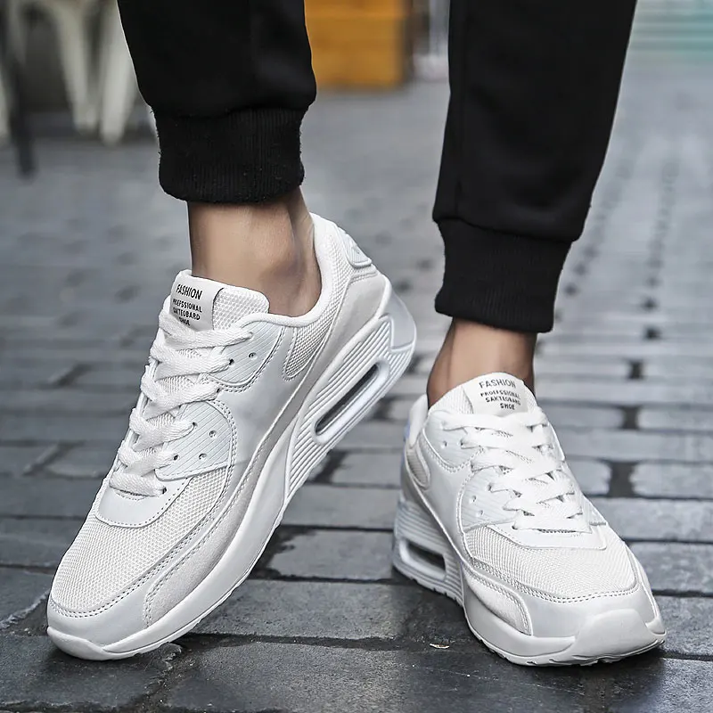 Men casual shoes Unisex 2019 Spring Trainers Breathable outdoor walking light weight antiskid Rubber sole true sneakers | Обувь