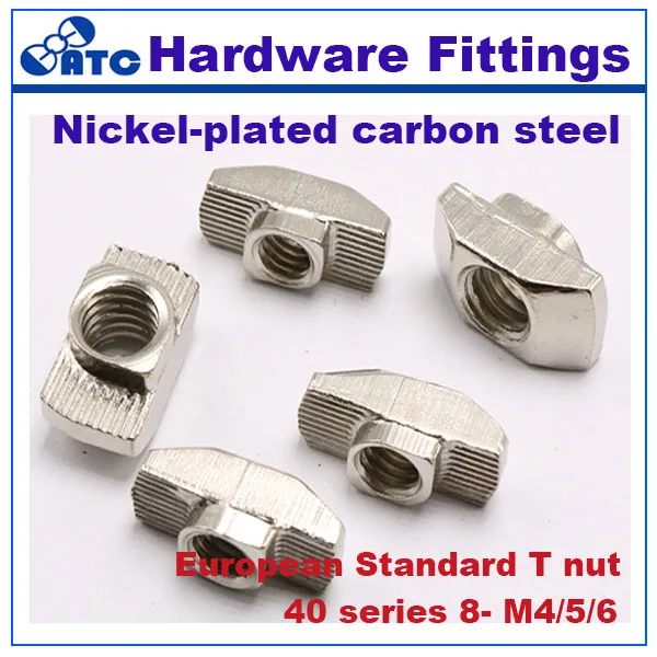 Высококачественная Европейская стандартная T-образная гайка для алюминия