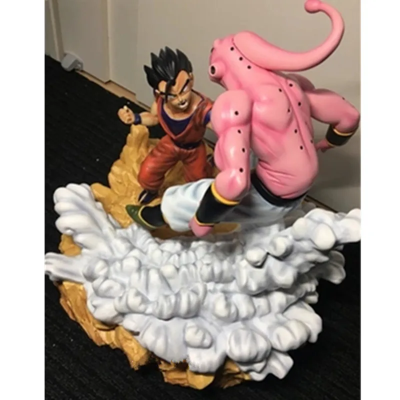 Dragon Ball Z DBZ Son Goku Majin Buu боевые сцены GK Смола Статуя Украшение Фигурка модель игрушки G2266