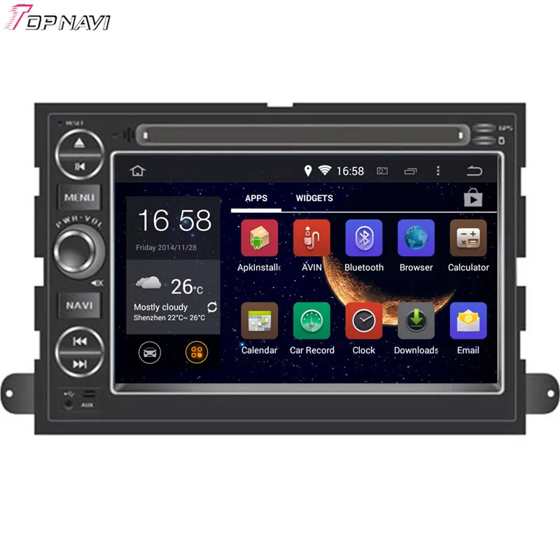 Topnavi Quad Core Android 6.0 Car GPS for Fusion/Explorer/500/F150/Focus/Edge/Expedition/Mustang/Escape /Freestyle/Mercury | Автомобили и