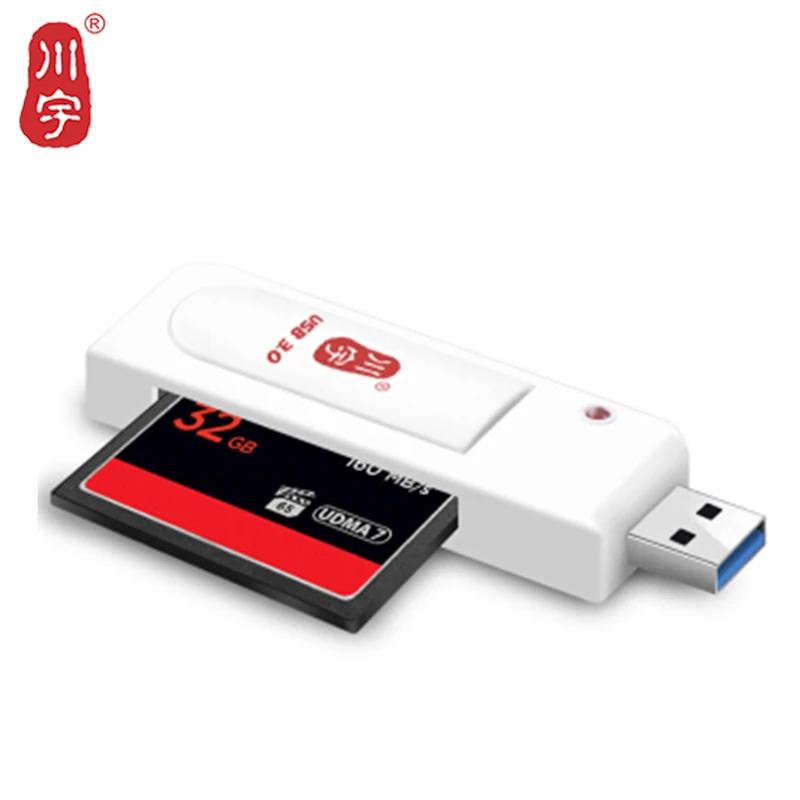 Kawau CF кард-ридер 3,0 USB высокоскоростной адаптер с слот для карт памяти CF C301 максимальная поддержка 256 ГБ кард-ридер для компьютера