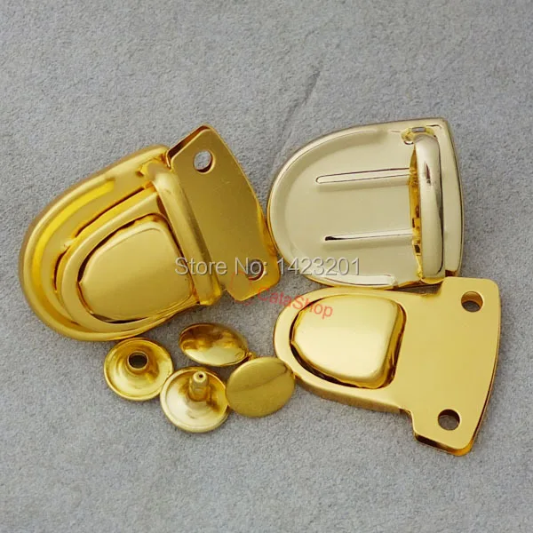 10 шт./лот застежка защелка замок для кожаного чехла сумка Кошелек 3 цвета на выбор