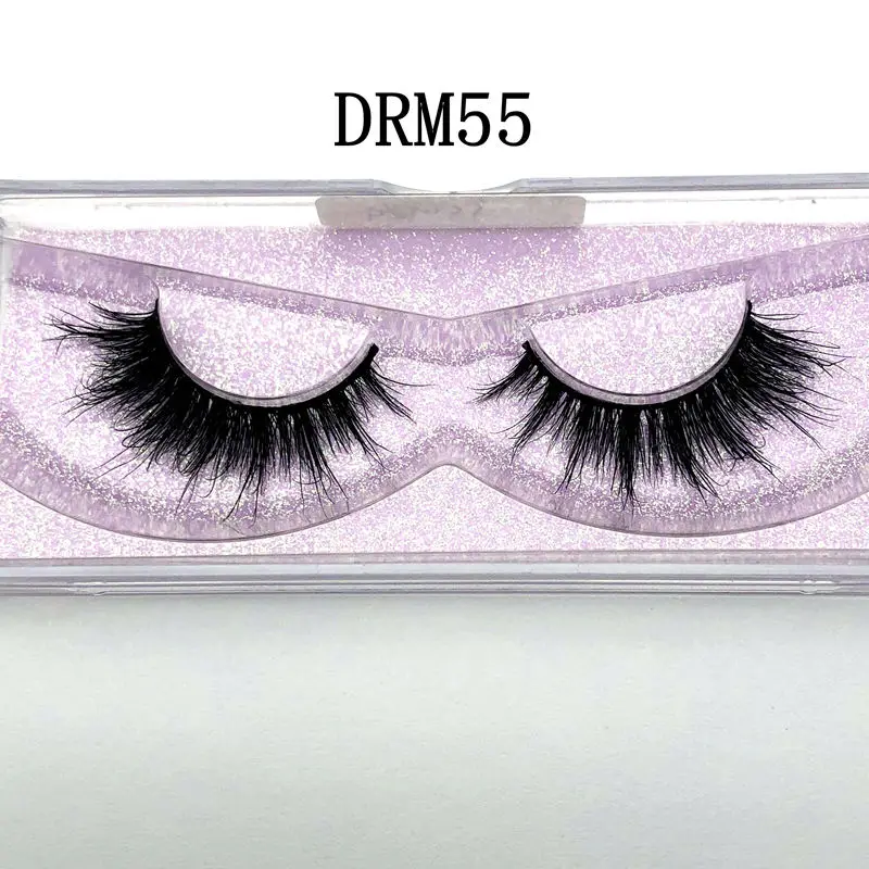 DRM55 Mikiwi 2usd DRM норковые ресницы 3D норковые ресницы безжалостные ресницы ручной работы многоразовые натуральные ресницы Популярные Накладные Ресницы - Цвет: DRM55